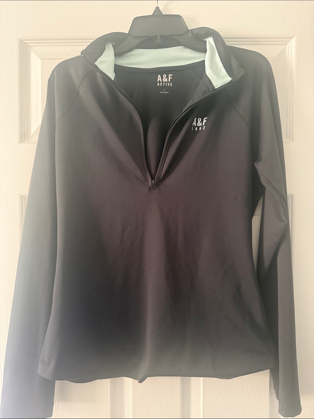 A&F grey spandex pullover
